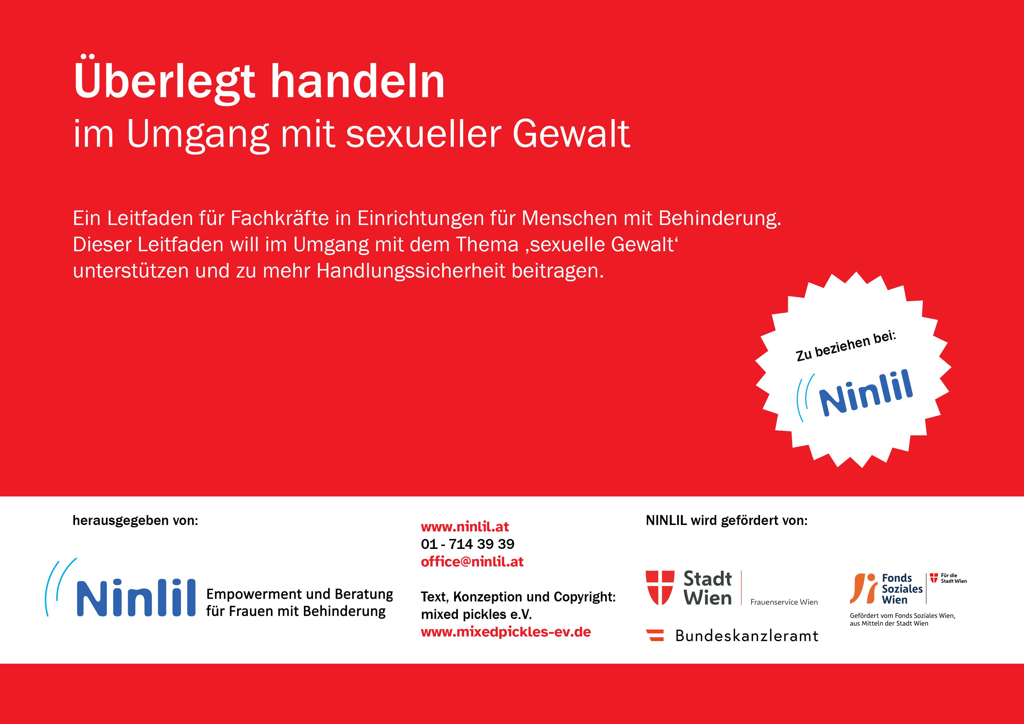 Leifaden Überlegt Handeln